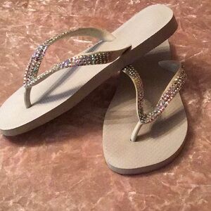Swarovski Crystal Embellished Havaiana sandal